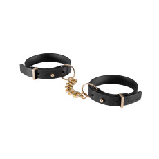 Наручники з екошкіри Bijoux Indiscrets Maze – Thin Handcuffs Black