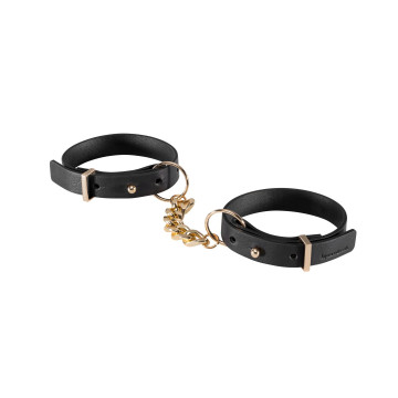 Наручники з екошкіри Bijoux Indiscrets Maze – Thin Handcuffs Black – купити
