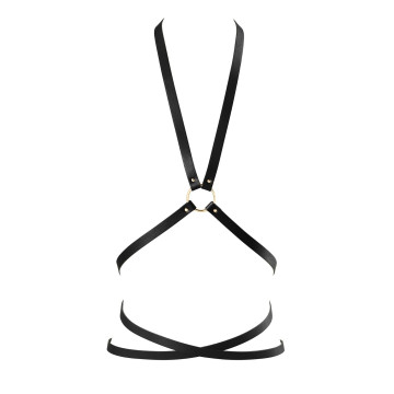 Портупея з екошкіри Bijoux Indiscrets Maze – Multi-Way Body Harness Black – купити