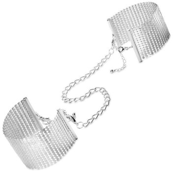 Наручники Bijoux Indiscrets Desir Metallique Handcuffs - Silver, металеві, стильні браслети – купити