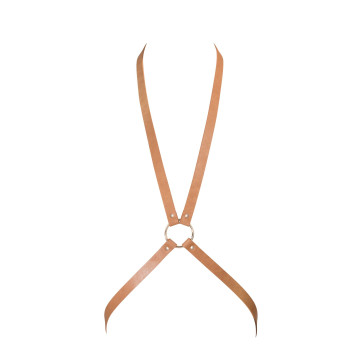 Портупея Bijoux Indiscrets MAZE - 8 Harness Brown, екошкіра – купити