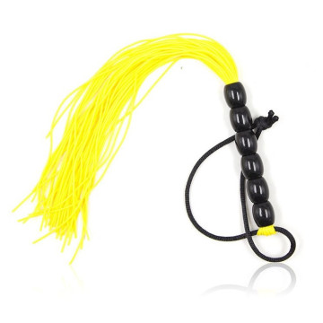 Флогер SILICONE FLOGGER YELLOW, довжина 22 см – купити