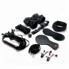 Набір для BDSM Alive FURY Black BDSM Kit, 10 предметів