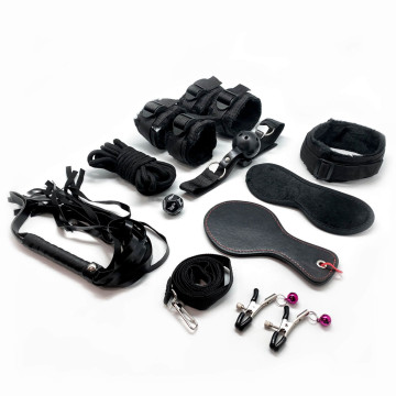 Набір для BDSM Alive FURY Black BDSM Kit, 10 предметів – купити