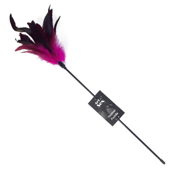 Лоскітка з пером півня Art of Sex – Feather Paddle, темно-рожева – купити
