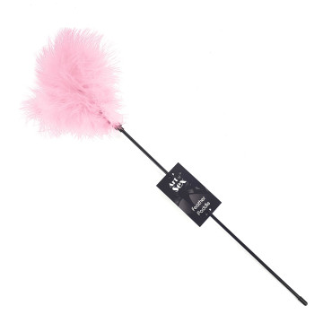 Лоскітка з пером індика Art of Sex – Feather Paddle, рожева – купити