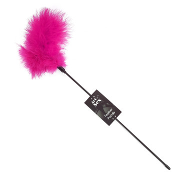 Лоскітка з пером індика Art of Sex – Feather Paddle, темно-рожева – купити