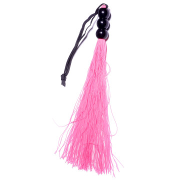Силіконовий флогер ( довжина 26 см ) Fetish Boss Series - Silicone Whip Pink 10 – купити