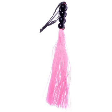 Силіконовий флогер ( длина 37 см ) Fetish Boss Series - Silicone Whip Pink 14 – купити