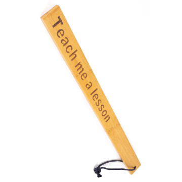 Падл Fetish Tentation — Paddle Teach me a lesson Bamboo, упакований у ПЕ пакет – купити