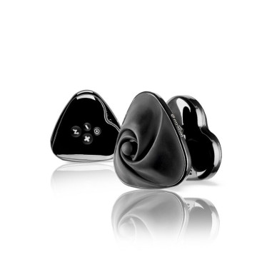 Вібратор для клітора з електростимуляцією Mystim Hearts Desire Black Edition – купити