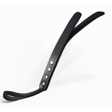 Падл двошаровий Feral Feelings Leather Mini Paddle Black, натуральна шкіра, black