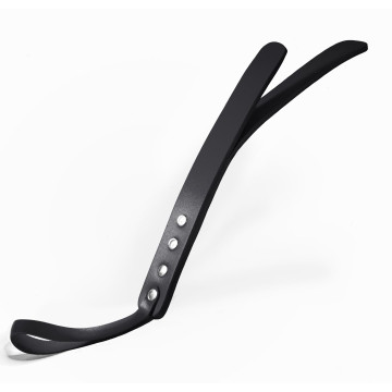 Падл двошаровий Feral Feelings Leather Mini Paddle Black, натуральна шкіра, black – купити