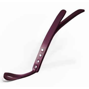 Падл двошаровий Feral Feelings Leather Mini Paddle Burgundy, натуральна шкіра, burgundy – купити
