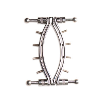 Затискач для вагіни Master Series: Spread 'Em Poker Vagina Clamp with Adjustable Pressure Screws, ши – купити