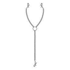 Затискачі для сосків та клітора Bedroom Fantasies: Nipple & Clitoral Clamps, чорні