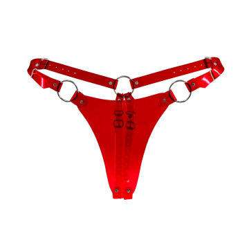 Трусики класичні Feral Feelings - String Bikini Red Trasparent – купити