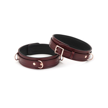 Фіксатори для стегон Liebe Seele Wine Red Thigh Cuffs L Size – купити
