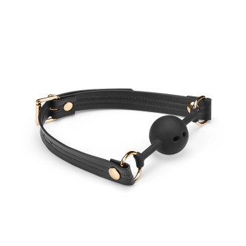 Кляп Liebe Seele Black Organosilicon Ball Gag – купити