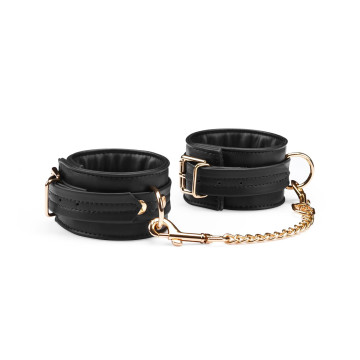 Наручники Liebe Seele Black Organosilicon Wrist Cuff – купити