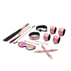 БДСМ-набір Liebe Seele Vivid Sakura 8 Pieces Set, 8 аксесуарів, екошкіра на оксамитовій основі