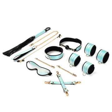 БДСМ-набір Liebe Seele Vivid Sky 8 Pieces Set, 8 аксесуарів, екошкіра на оксамитовій основі – купити