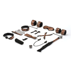 БДСМ-набір Liebe Seele Leopard Print 13шт set, 13 предметів
