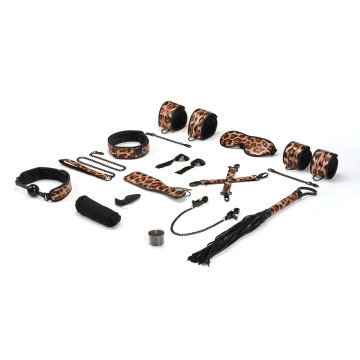 БДСМ-набір Liebe Seele Leopard Print 13шт set, 13 предметів – купити