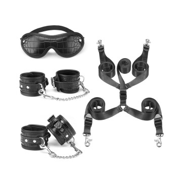 Набір для фіксації на ліжку Liebe Seele Temptation Underbed Mattress Restraint Kit + маска – купити