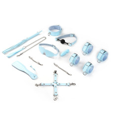 БДСМ-набір для початківців Liebe Seele Macaron 9шт Bondage Kit-Mint, 9 предметів, мініванд