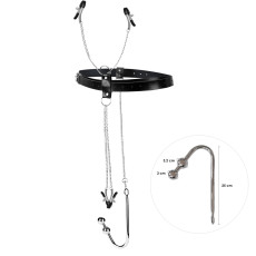 Бондажний набір із металевим анальним гаком №3 Art of Sex Blanca Bondage set with anal hook №3