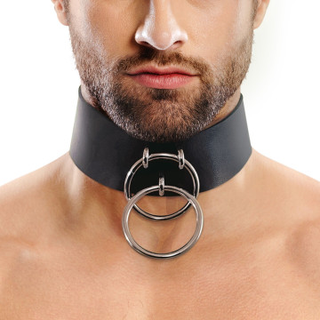 Чоловічий чокер із натуральної шкіри Art of Sex - Zane Collar – купити
