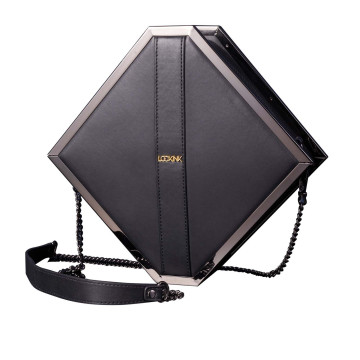 Сумка LOCKINK Mysterious Square Kink Bag - Black – купити