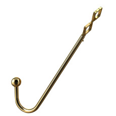 Анальний гак LOCKINK Golden Adjustable Anal Hook Set
