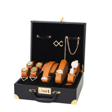 БДСМ-набір LOCKINK Moonlight Treasure Chest - Brown Set