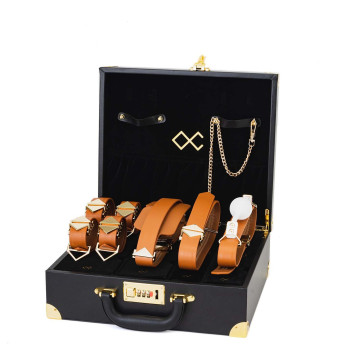 БДСМ-набір LOCKINK Moonlight Treasure Chest - Brown Set – купити