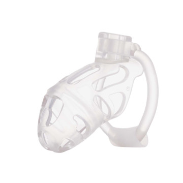 Клітка для пеніса LOCKINK SEVANDA Plastic Penis Chastity Cage - Transparent – купити