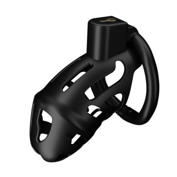 Клітка для пеніса LOCKINK SEVANDA Plastic Penis Chastity Cage - Black – купити