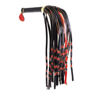 Флогер LOCKINK SEVANDA Red & Black Braided Tail Flogger – купити