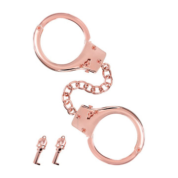 Наручники Fetish Tentation Premium Chick wrist cuffs in rose-gold metal – купити