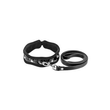 Повідець Fetish Tentation Premium Patent leather chocker and leash – купити