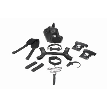 Набір BDSM цуценя Master Series Luxury Pup Arsenal Set - Black – купити