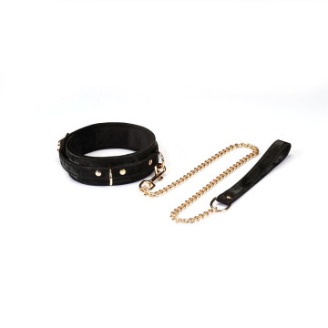 Нашийник з повідцем Liebe Seele Boudoir Amor Collar with Leash Black – купити