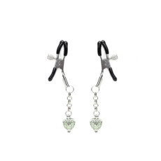 Затискачі для сосків Liebe Seele Glow-in-dark Nipple Clamps Green