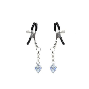 Затискачі для сосків Liebe Seele Glow-in-dark Nipple Clamps Blue – купити
