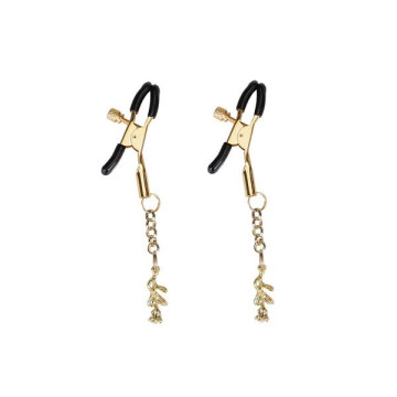Затискачі для сосків Liebe Seele Rose Pendant Nipple Clamps Gold – купити
