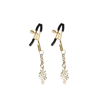 Затискачі для сосків Liebe Seele Rose Tree Nipple Clamps Gold – купити