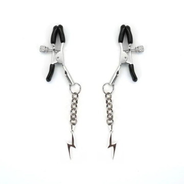 Затискачі для сосків Liebe Seele Lightning Nipple Clamps Silver – купити