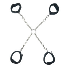 Хрестовина Punishment - Hog-Tie - Black