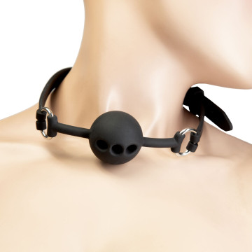 Кляп Punishment - Silicone Ball Gag - Black – купити